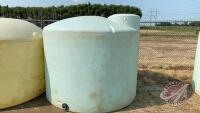 1700 gal water tank, H54