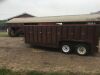 1987 16' Bobco t/a Cattle Trailer, New floor in 2019, A36, NO TOD FARM WAGON - 2