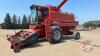 CaseIH 1680 Axial-Flow SP Combine w/1015 pick-up head, 4984 hrs showing, s/n 028594, H75 ***keys - office trailer*** - 2