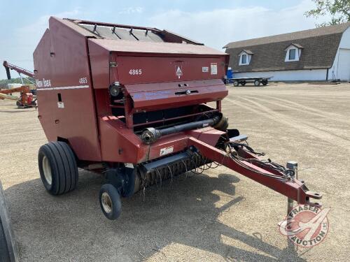 New Idea 4865 RND baler, 540 PTO, s/n - 48650226, H90 ***monitor - office shed***