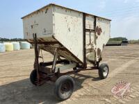 Allied Gravity Box on 4-wheel wagon, H52