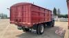 1986 GMC 7000 s/a Grain Truck w/16' Cancade, 104,611 kms showing, VIN# 1GDL7D1B7GV503646, SAFETIED, H103, Owner: __Robert W Muir 204-773-6015______________, Seller: Fraser Auction____________ ***TOD, Safety & keys - office trailer*** - 6