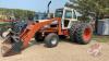 Case 1370 Tractor (1978) w/Case FE loader with 7' bucket, 9211 hrs showing, s/n 8832691, H102 ***keys - office trailer***