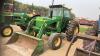 JD 2130 Tractor w/JD 145 loader 72” bucket, 2631 hrs showing, s/n211792 Tractor, s/n E0145014239W Loader, H115 ***keys - office trailer*** - 2