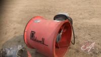 Caldwell Aeration Fan - new 1ph motor & switch, H110