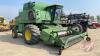 JD 8820 turbo SP Combine (1982) w/JD 212 Pick-up header, 4812 hrs showing, s/n 515015, H41 ***keys - office trailer*** - 2