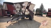 Harsh Feed Wagon, 4 horizonal auger, has load cells for scale but no brain, tire good shape - no side wall cracks, 540 PTO, H125