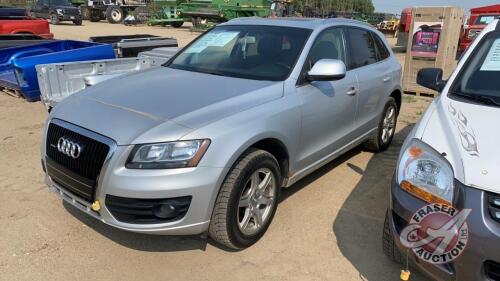 2009 Audi Q5 V6 Sport Utility, *MPI REBUILT STATUS*, 194,551 kms showing, VIN#WA1KK68R59A018844, H142, Owner: Harmanjit S Mahal, Seller: Fraser Auction_____________________ ***TOD, Safety & keys - office trailer***