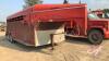 2000 24’ Bergen 5th Wheel Livestock Trailer, single partition, s/n 2B9SL15JXYD132883, H132, Owner: Arron J Bridgeman / Christopher Joh Bridgeman, Seller: Fraser Auction______________ ***TOD - office trailer*** - 2