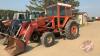 Massey Ferguson 1085 Tractor w/Leon Loader, 6066 hrs showing, S/N 9B 40887, H41 ***keys - office trailer*** - 2