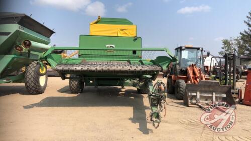 JD 7721 PT Titan II Combine w/pick-up head, shedded up till 2020, s/nH07721X620588, H138 ***monitor & manual - office shed***