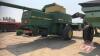 JD 7721 PT Titan II Combine w/pick-up head, shedded up till 2020, s/nH07721X620588, H138 ***monitor & manual - office shed*** - 4