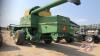 JD 7721 PT Titan II Combine w/pick-up head, shedded up till 2020, s/nH07721X620588, H138 ***monitor & manual - office shed*** - 5