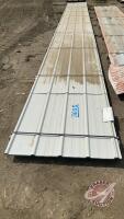 Lift of approx 32’ white cladding (approx 12 sheets)