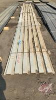 Approx 5 sheets of bone high rib cladding with sheets up to 36’