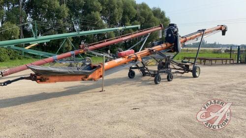 Batco 1545 Conveyor w/Kohler 23.5hp engine, self mover (key is wired on unit), s/n160048, H145