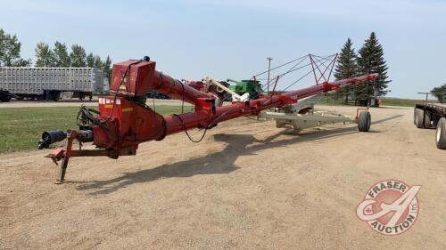 2016 Farm King 16-104 Swing Auger, 16”x104’, s/n SYN1610415000064, H145 ***remote - office trailer***