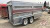 1988 16’ Norbert Livestock Trailer, 2 owners from New, VIN# 2N9C65526JG017137, H154, Owner: Jacqueline D Dring, Seller: Fraser Auction______________ ***TOD - office trailer*** - 10