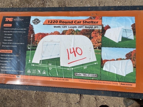 Shelter car canopy 12'X20', H50, New