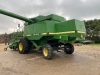 JD 9600 SP Combine w/912 pick-up, 7452 eng hours, 5174 sep hrs, s/n H09600X637680, ***keys- office trailer*** - 3