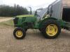 2015 JD 5045E 45hp 2wd Tractor w/3PT, i Match quick hitch, 540 pto, single hyd, 9-speed standard trans, 14.9-28 rear rubber, 7.50-16 front rubber, roll bar, 130hrs showing, s/n100443, A55 - 3