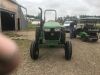 2015 JD 5045E 45hp 2wd Tractor w/3PT, i Match quick hitch, 540 pto, single hyd, 9-speed standard trans, 14.9-28 rear rubber, 7.50-16 front rubber, roll bar, 130hrs showing, s/n100443, A55 - 4