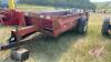 IH 550 s/a manure spreader (parts only) - 3