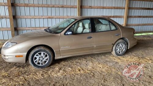 2005 Pontiac Sunfire,46,149kms showing, VIN#3G2JB52F75S165285, Owner: Andrew B Reuvekamp, Seller: Fraser Auction________________________