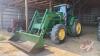 JD 7410 MFWD tractor w/JD 740SL loader - 2