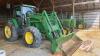 JD 7410 MFWD tractor w/JD 740SL loader - 4