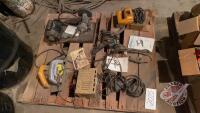 Pallet of electric hand tools