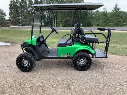 2017 EZGO All Extra's Express S4 Golf Cart w/gas engine, s/n3277203, A55