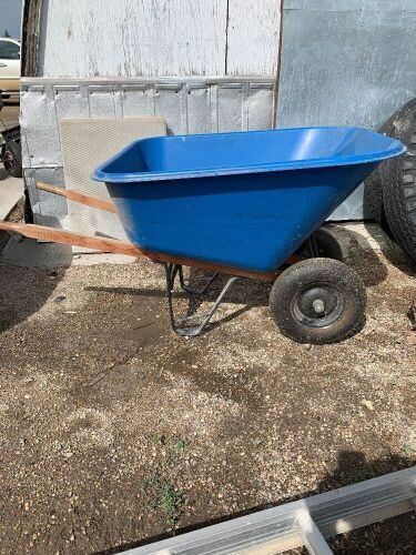 Large plastic wheel barrow, A55