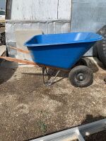 Large plastic wheel barrow, A55