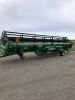 2007 30' JD 930D Draper Header w/ self transport, fore/aft, single point hook-up, new middle canvas, Field Ready, s/n H00930D721082, A61 - 12