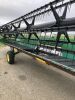 2007 30' JD 930D Draper Header w/ self transport, fore/aft, single point hook-up, new middle canvas, Field Ready, s/n H00930D721082, A61 - 13