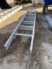 14' aluminum Extension ladder, A55 - 2