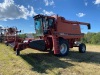 CaseIH 1680 Axle Flow sp Combine w/1015 pick-up header, Seed Saver, new drives tires, **NEEDS bottom sieves**, 4100hrs showing, s/nX18555Y, A35