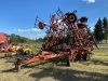 40' Bourgault 8810 air seeder w/4-bar Bourgault harrows, 8” spacing, 330lbs tri,s granular kit, knock-on sweeps, some new tires, s/n824431, A32 - 11