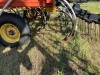 40' Bourgault 8810 air seeder w/4-bar Bourgault harrows, 8” spacing, 330lbs tri,s granular kit, knock-on sweeps, some new tires, s/n824431, A32 - 15