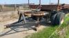 40ft highboy flat deck hay trailer with s/a converter dolly, NO TOD Seller: Fraser Auction_________________________ - 2