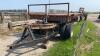 40ft highboy flat deck hay trailer with s/a converter dolly, NO TOD Seller: Fraser Auction_________________________ - 6