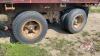 40ft highboy flat deck hay trailer with s/a converter dolly, NO TOD Seller: Fraser Auction_________________________ - 7