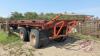 40ft highboy flat deck hay trailer with s/a converter dolly, NO TOD Seller: Fraser Auction_________________________ - 8