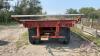 40ft highboy flat deck hay trailer with s/a converter dolly, NO TOD Seller: Fraser Auction_________________________ - 9