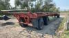 40ft highboy flat deck hay trailer with s/a converter dolly, NO TOD Seller: Fraser Auction_________________________ - 11