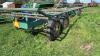 25ft t/a bale trailer w/single axle steering dolly - 6