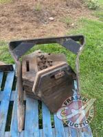 Front weight carrier and suit case weights off CaseIH 94 series