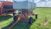 Kendon Galvanized gravity box on 4-wheel wagon