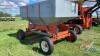 Kendon Galvanized gravity box on 4-wheel wagon - 4